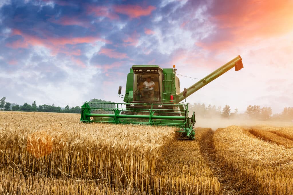 John Deere combine harvester finance