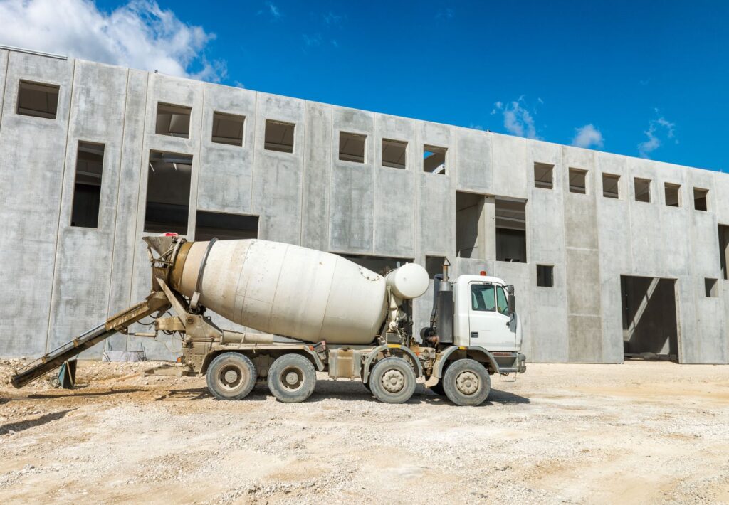 concrete mixer truck
