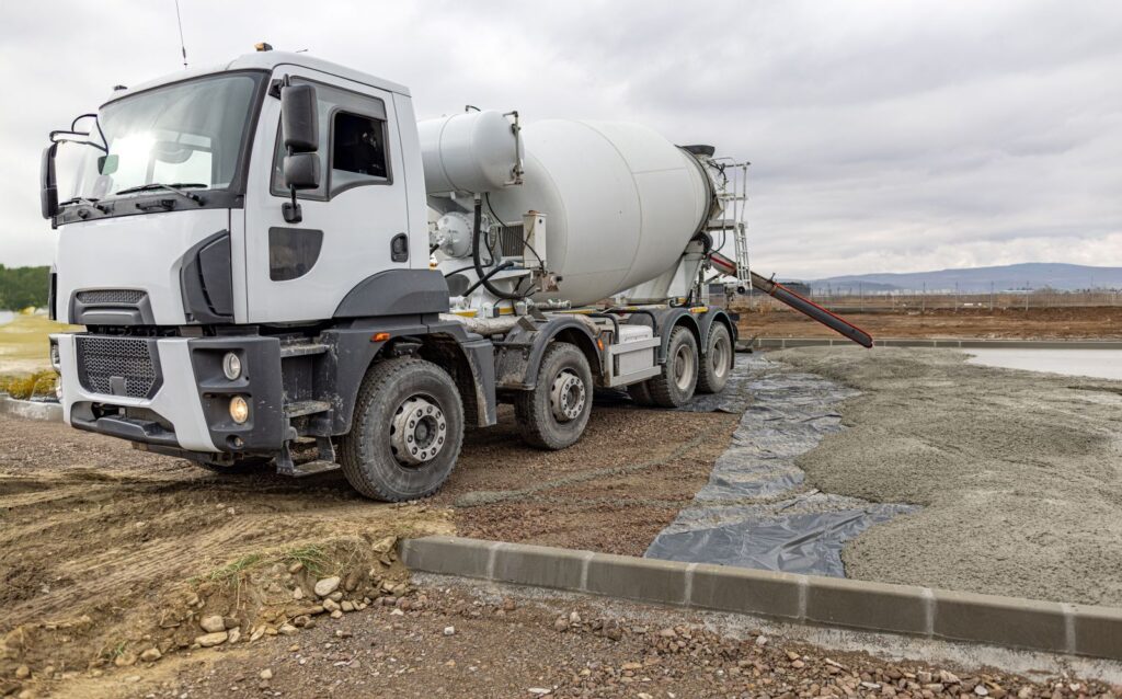 concrete mixer truck